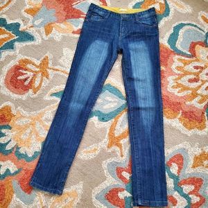 BANANA REPUBLIC DENIM BLUE JEANS WITH EMBELLISHED STITCH WORK POCKETS